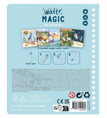 Libro Mágico para Colorear Con Agua - Little Dutch