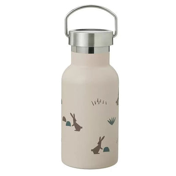 Botella térmica con doble tapón - conejos