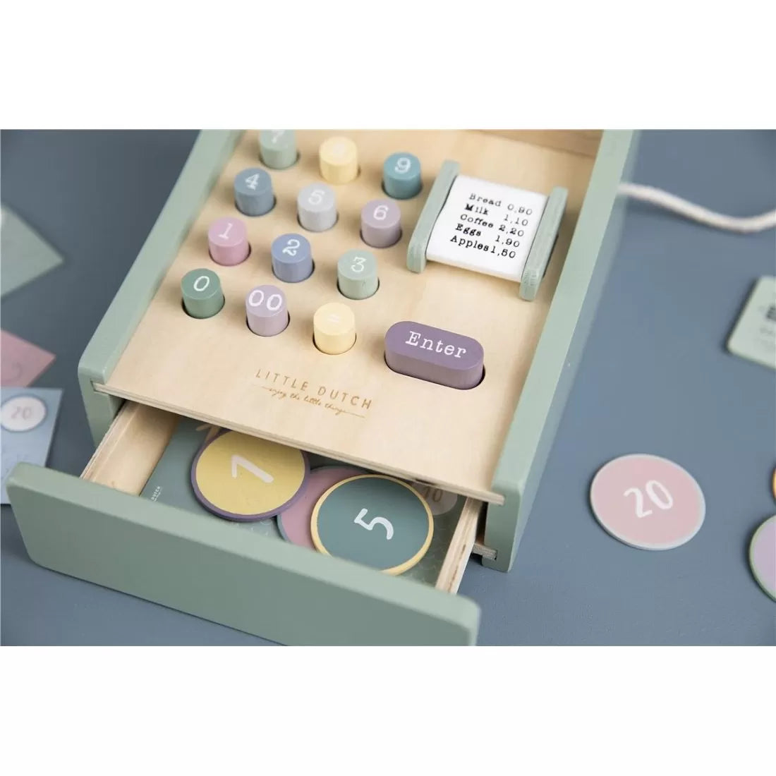 Caja registradora madera