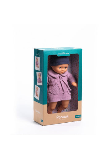 Muñeca bebé Dhalia Purple - Pomea