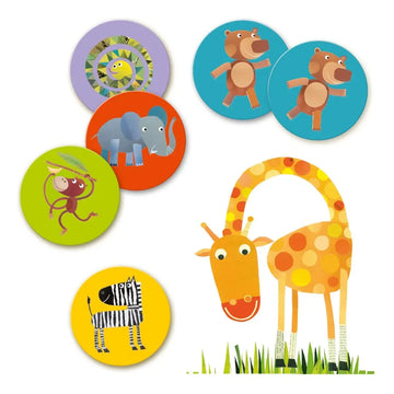 Memory animales jungla - Djeco
