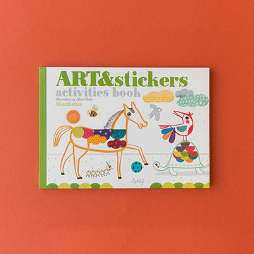 Libro actividades Art&Stickers con pegatinas