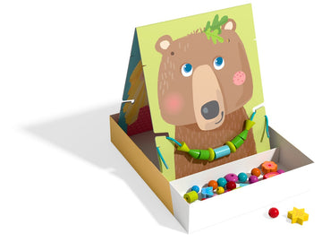 Juego de ensartar joyas - Haba