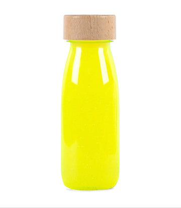 Botella sensorial - FLOAT FLUO amarillo - Petit Boum