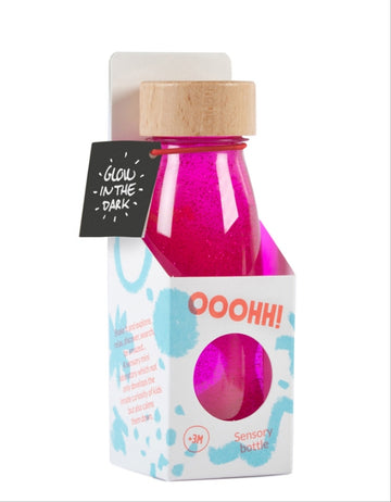 Botella sensorial - FLOAT FLUO rosa - Petit Boum