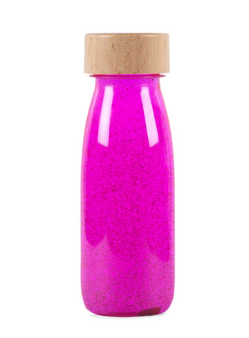 Botella sensorial - FLOAT FLUO rosa - Petit Boum