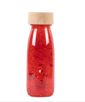 Botella sensorial - FLOAT rojo - Petit Boum