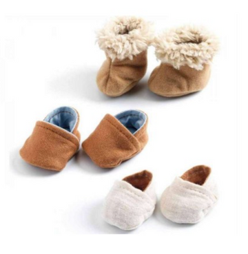 Conjunto de 3 Zapatos para Muñeca Bebé Pomea