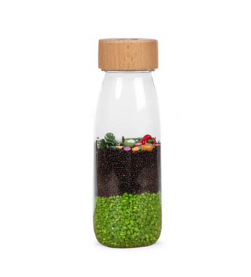 Botella Sensorial -LEARN BOTTLE VEGGIES- Petit Boum