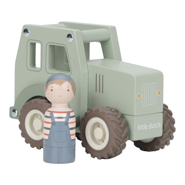 Tractor de madera - Little dutch