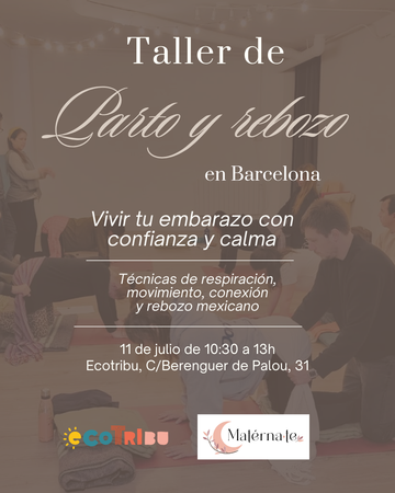 11/7 Taller rebozo mexicano y parto