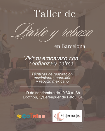 19/9 Taller rebozo mexicano y parto
