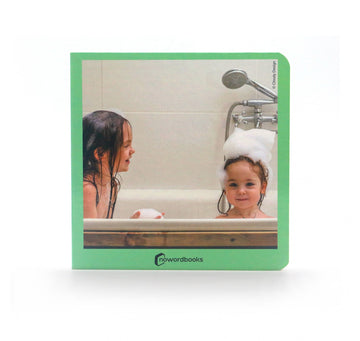 Libro imágenes reales: A bañarse - Nowordbooks