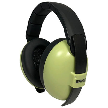 Cascos antiruido bebés 0-3a verde lima - Banz