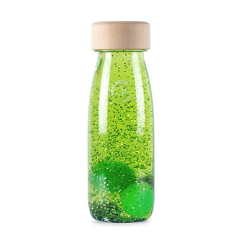 Botella sensorial - FLOAT Verde - Petit Boum