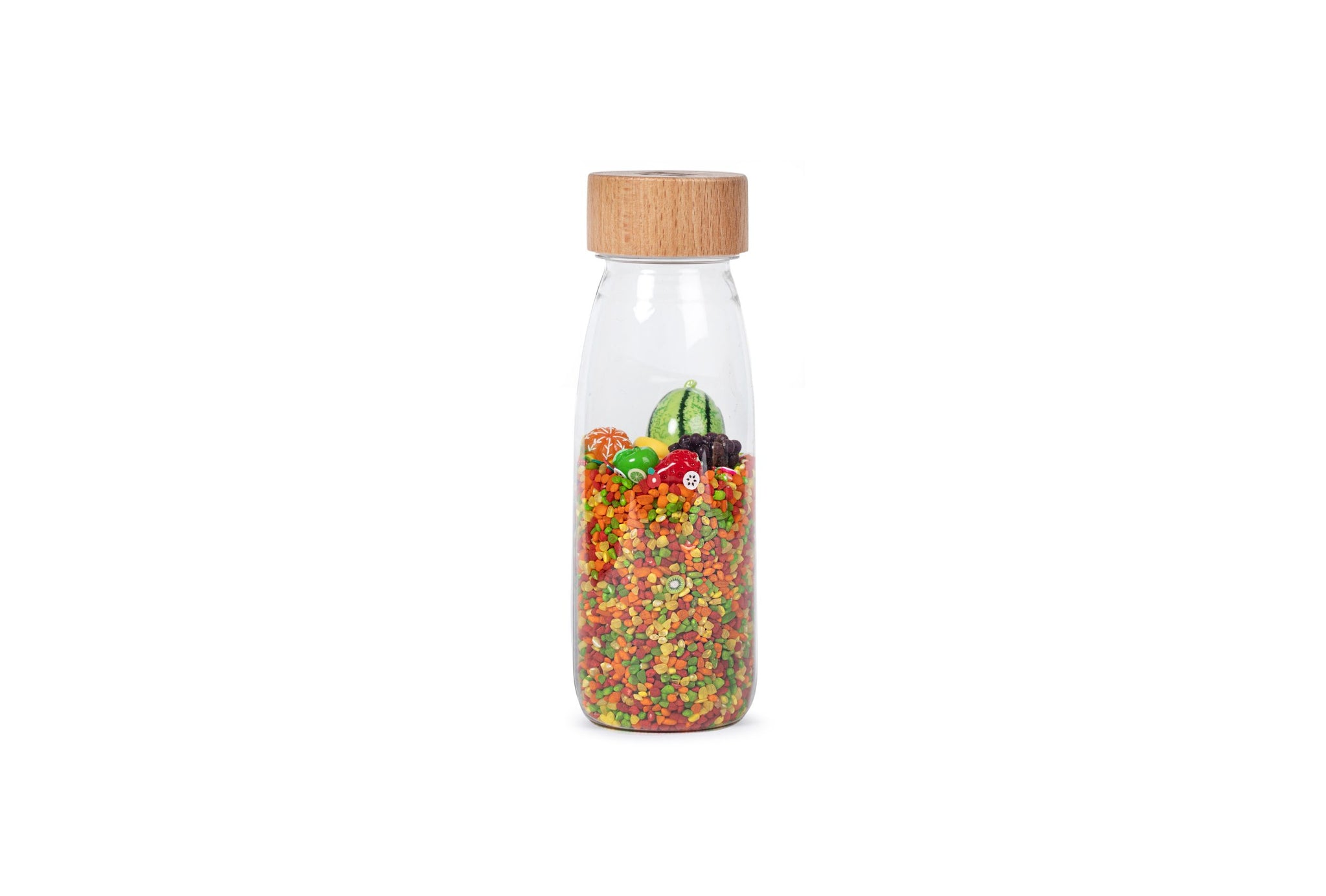 Botella Sensorial LEARN BOTTLE frutas - Petit Boum