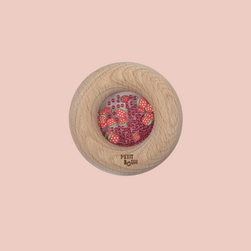Donut sensorial de madera fresas - Petit Boum