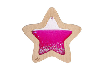 Estrella Sensorial Relajante para bebés de Petit Boum (Rosa) NUEVA