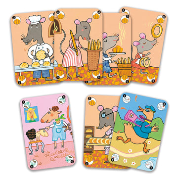 Juego de cartas Happy family - Djeco