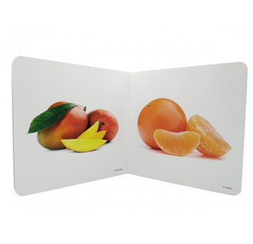 Libro imágenes reales Frutas 2 - Nowordbooks
