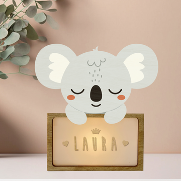 Lámpara de noche madera koala - Vintiun