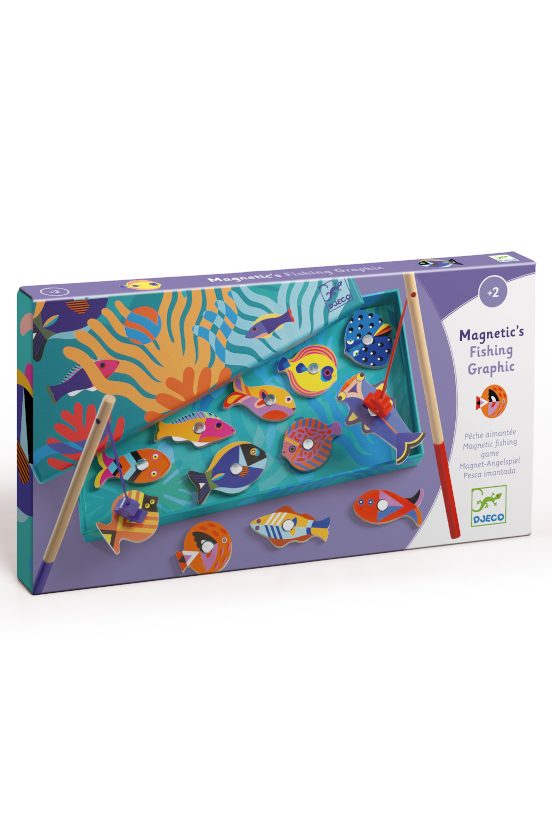 Juego de pesca magnético "Fishing graphic" - Djeco