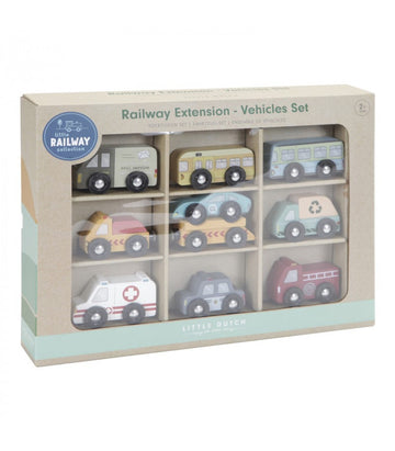 Set de 9 vehículos - Little dutch