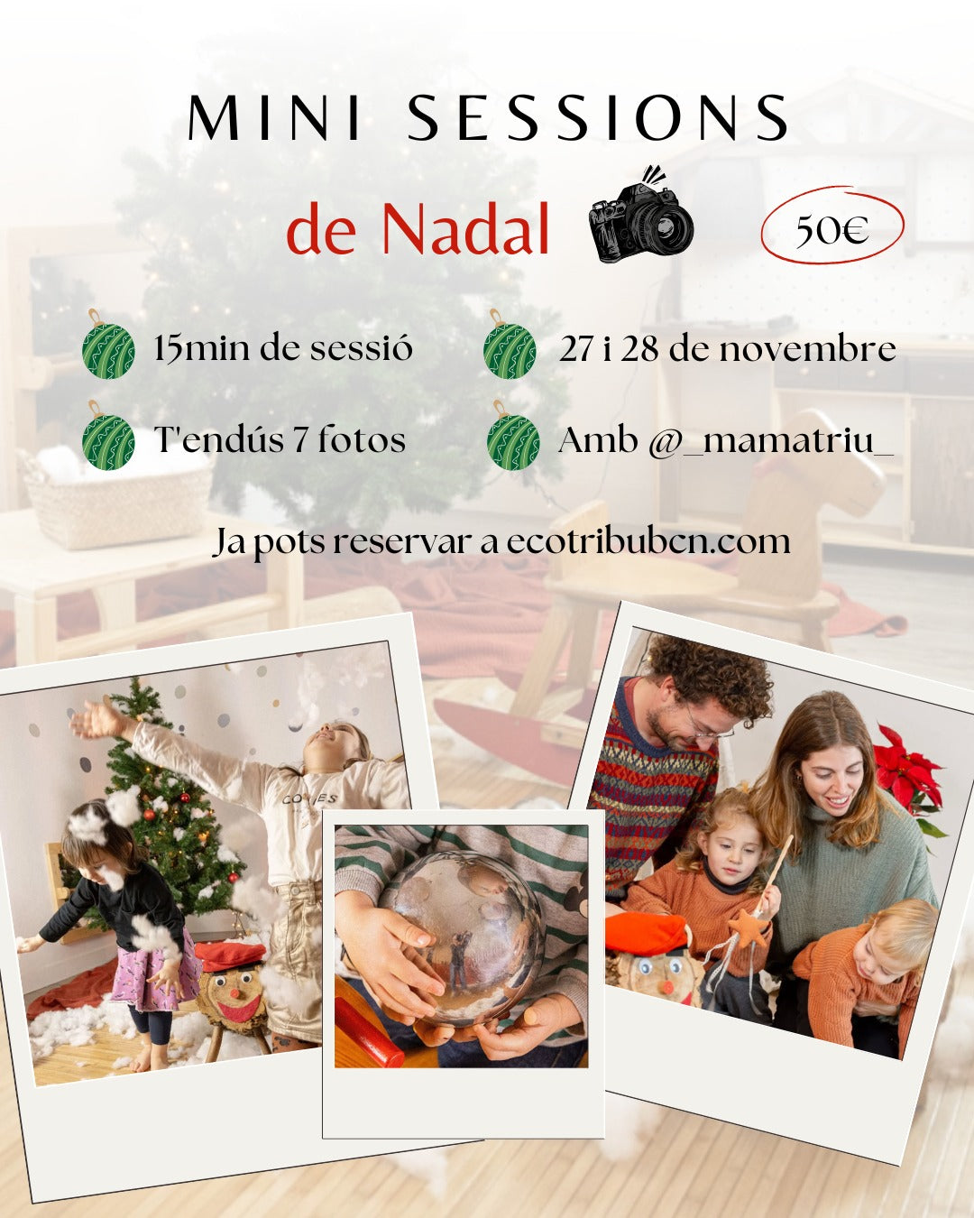 Mini sessió de fotos de Nadal