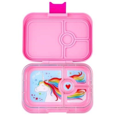 Fiambrera "Panino 4C Unicornio" rosa - Yumbox