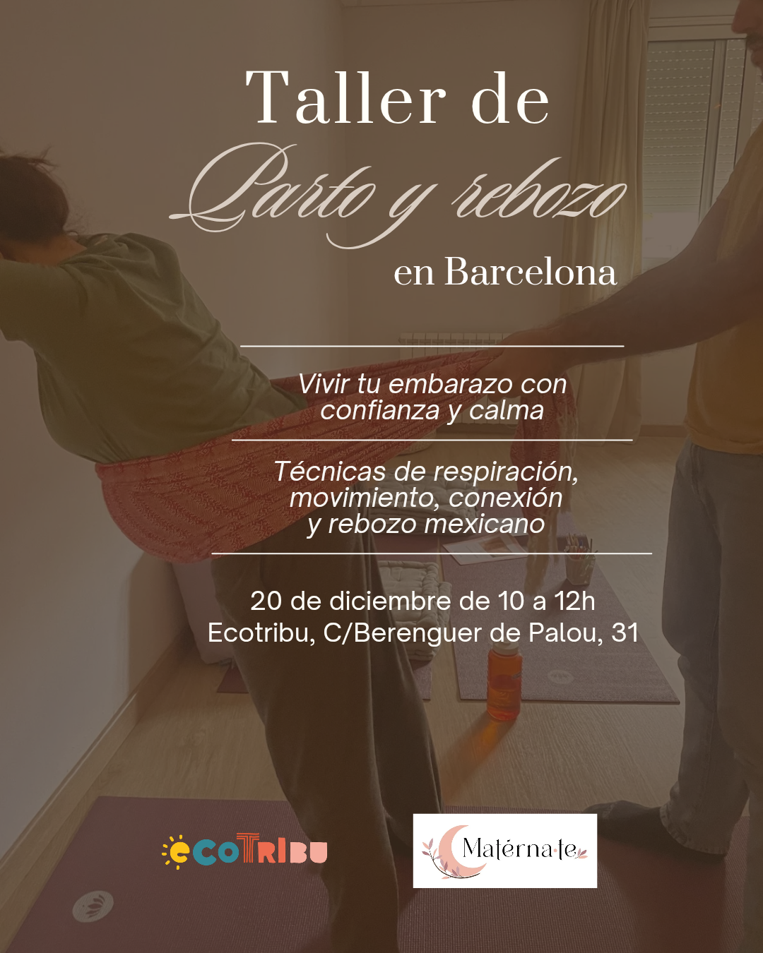 20/12 Taller rebozo mexicano y parto