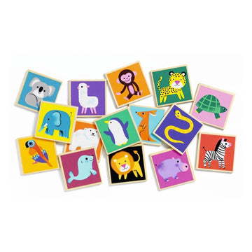Memory animales madera - Djeco