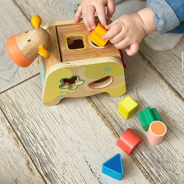 Juego de encajables vaca - Djeco