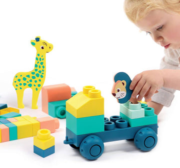 Bloques de construcción con animales - Ludi