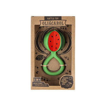 Sonajero mordedor watermelon - Oli&Carol