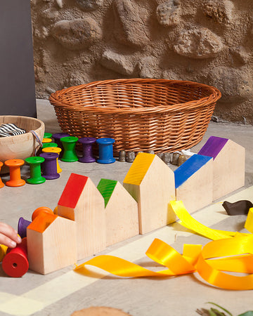 Casas de madera colores - GRAPAT