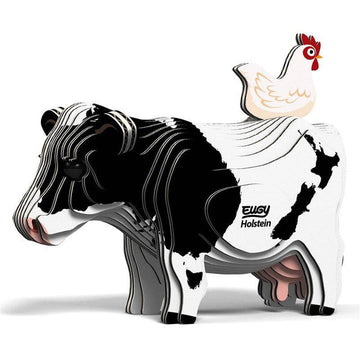 Puzzle 3D Holstein (Vaca) - Eugy