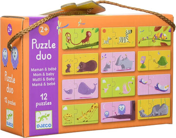 Puzzle dúo mamá y bebé - Djeco