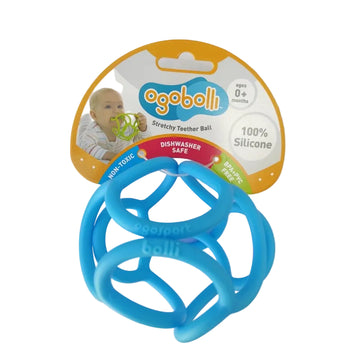 Pelota sensorial bebé azul - Ogobolli