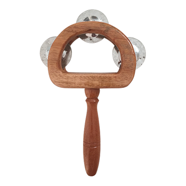 Pandereta con mango - Papoose Toys