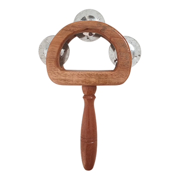 Pandereta con mango - Papoose Toys