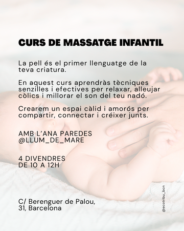 Curs de massatge infantil