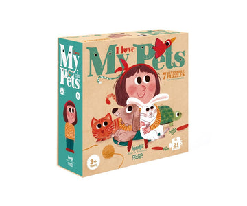 I love my pets - puzzle Londji