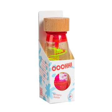 Botella sensorial espiral rosa - MOVE BOTTLE spiral pink Petit Boum