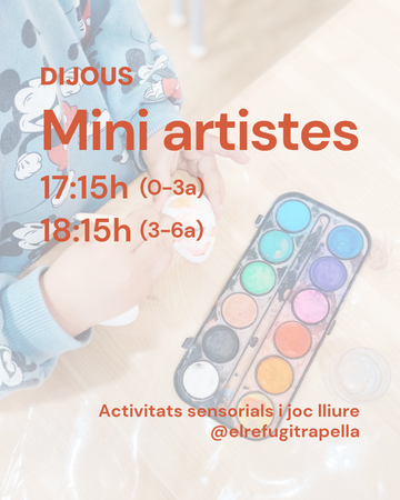 Mini artistes - Experimentació 1-5a