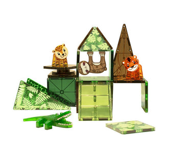 Magna-Tiles animales de la jungla