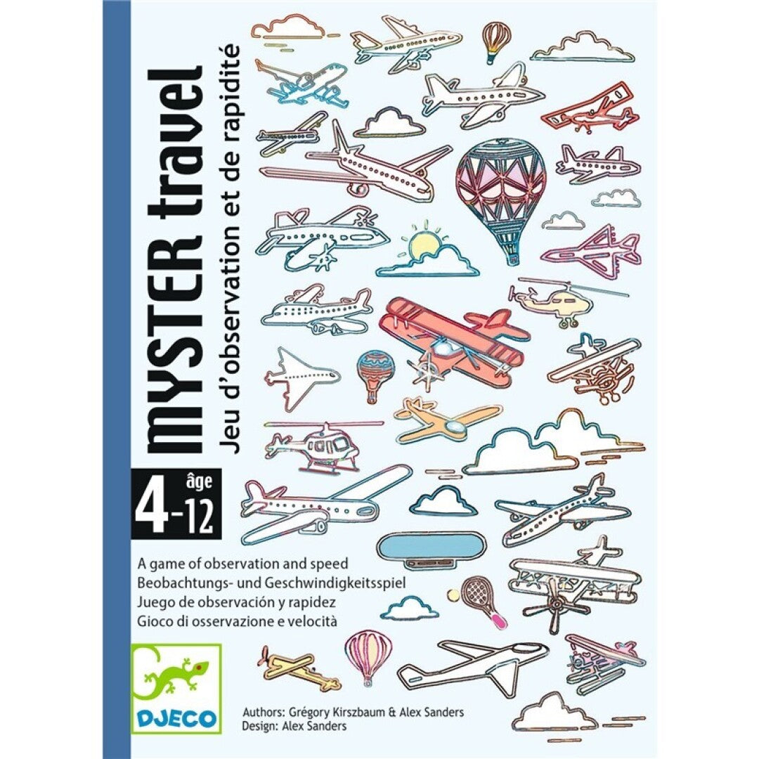Juego de cartas Myster Travel - Djeco