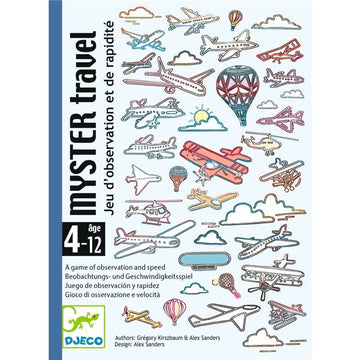 Juego de cartas Myster Travel - Djeco