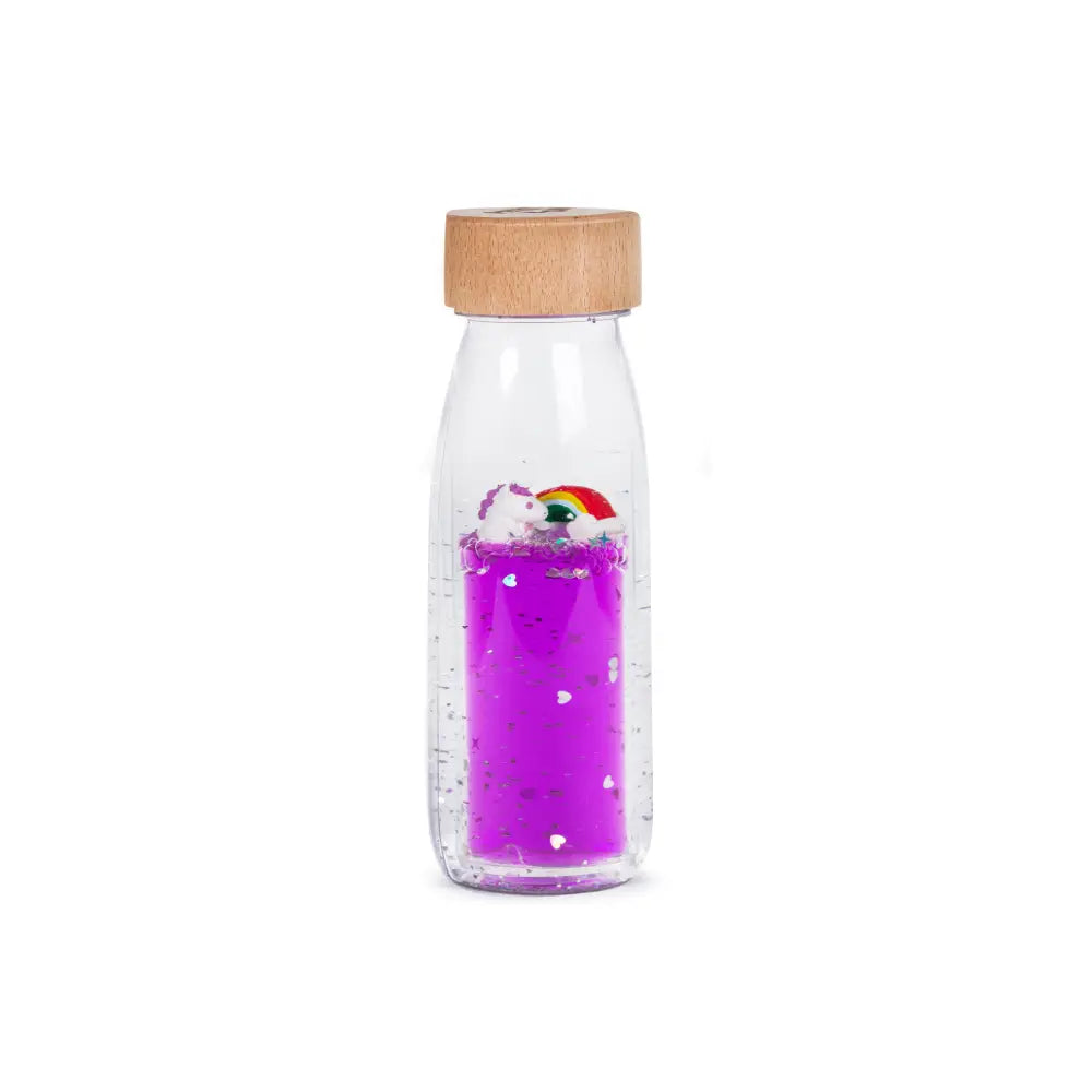 Botella sensorial MOVE BOTTLE Unicornio - Petit Boum