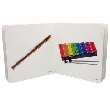 Libro imágenes reales Instrumentos musicales - Nowordbooks