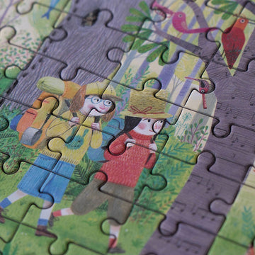 Night & day in the forest (pocket) - puzzle Londji